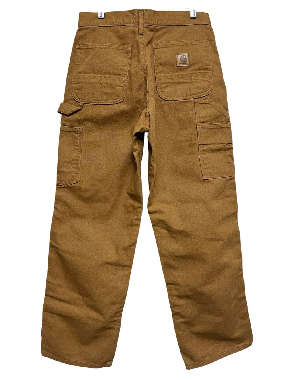 Carhartt Men’s Loose Straight Washed Duck Dungaree Work Pants Brown Size 29 x 30 - Picture 5 of 10